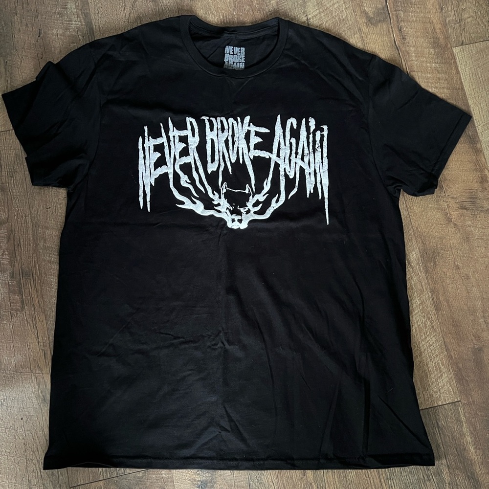 Never Broke Again Black Graphic Tee